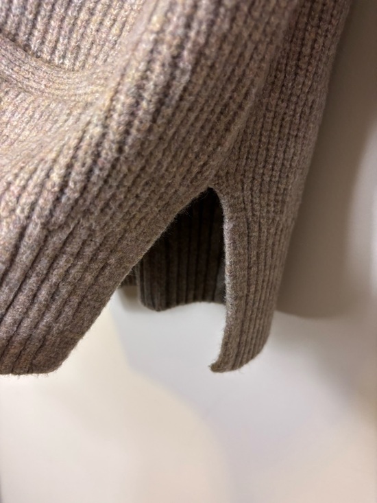 Abercrombie & Fitch Women's Brown Ribbed Button-Up Cardigan Sweater XXS - Picture 5 of 6